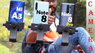 Redmi Note 8 pro vs Mi A3 vs Redmi Note 8 Full Camera Test 📷🔥