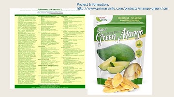 Mango Processing & Value addition: Technology-sources Trade Project database
