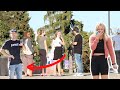 TIME TRAVELLER ON CAMPUS TWIN PRANK!