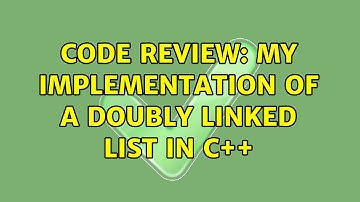 Code Review: My Implementation of a doubly linked list in C++ (3 Solutions!!)