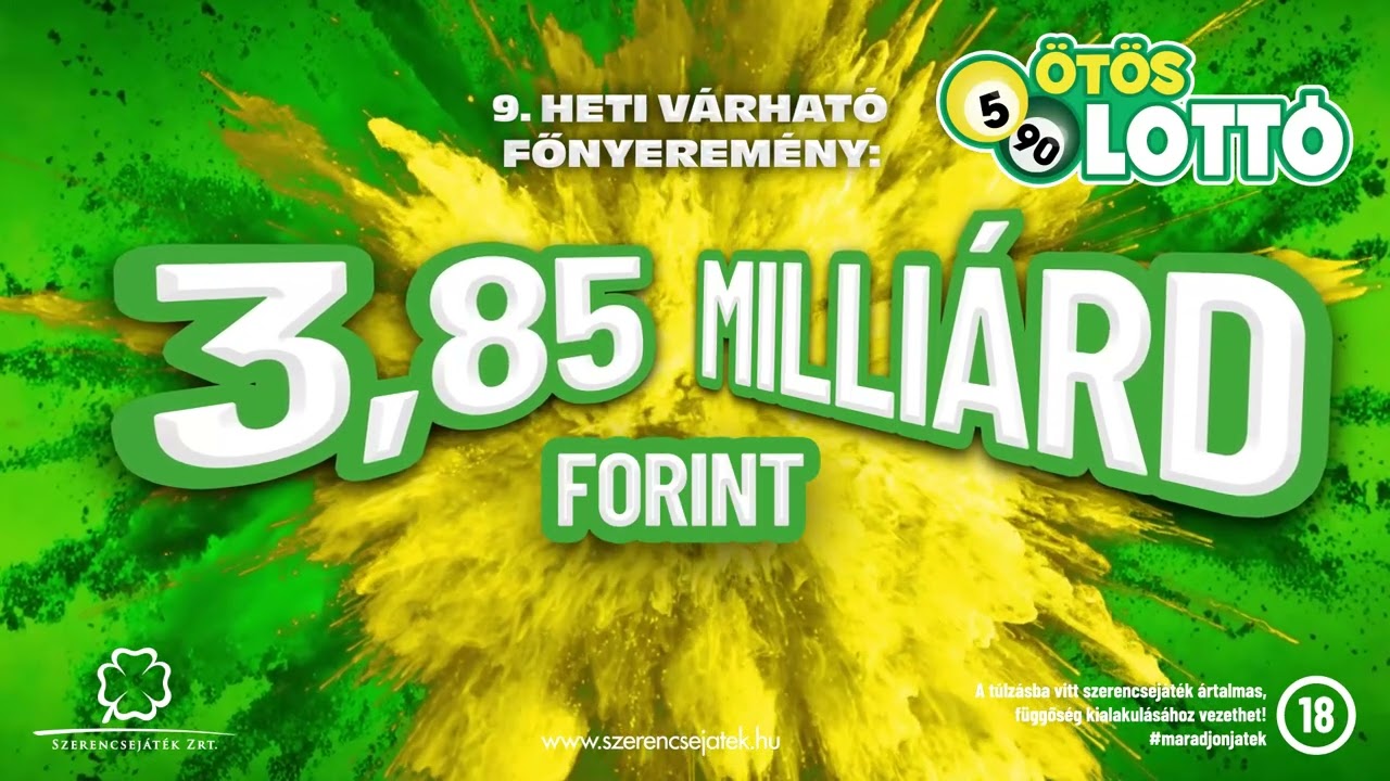 Szerencsejáték online platform vizuális bemutatója