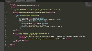 json.async.js - Web Worker Walkthrough