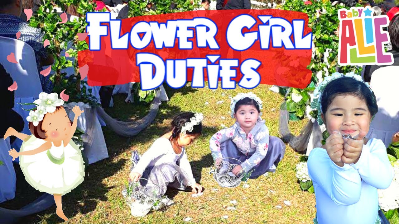Flower Girl Duties Baby Allie The Flower Girl Baguio Wedding It's