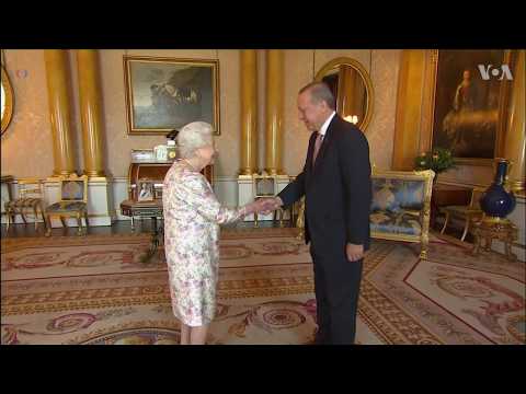 Turkey's Erdogan Meets Britain's Queen, PM May