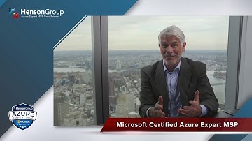 Henson Group Managed Services - Microsoft Certified Azure Expert MSP