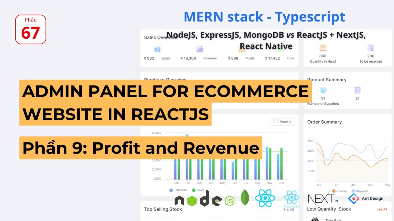 Admin panel for ecommerce website in reactjs - Phần 9 - YouTube