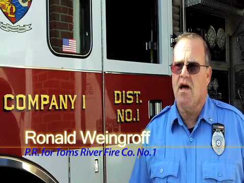 Toms River Halloween 2010 Parade Interview with Ron Weingroff Fire Co #1