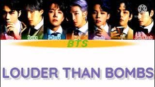BTS-Louder Than Bombs with 8D audio(color coded lyrics with Eng/Han subs!)