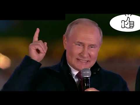 Владимир Владимирович Путин На Митинг-Концерте Поёт Гимн России 30.09.2022