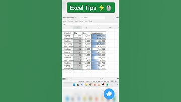 How to Create Data Bars in Excel #shortsfeed #Shorts #ytshorts #excel