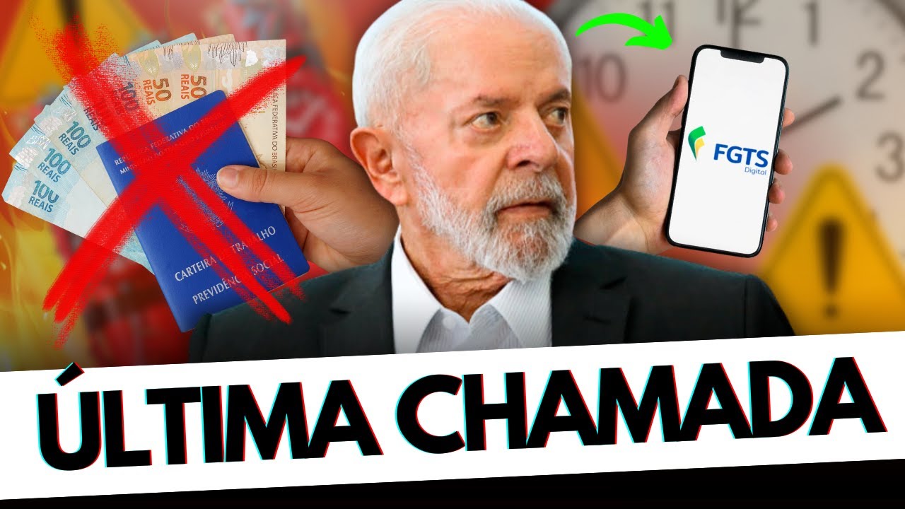 🚨FIM DO SAQUE FGTS: ÚLTIMOS DIAS PARA SACAR ANTES DAS RESTRIÇÕES