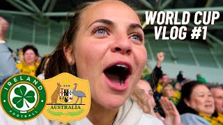 Australia BEAT Republic of Ireland in the Women's WORLD CUP 2023 opener! (Fans POV) | Football Vlogs