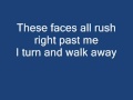 Rise Against - Anywhere but here (with lyrics)