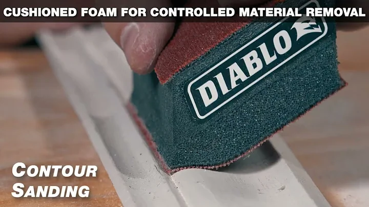 Dual Zone Block | Diablo Reusable Angled Hand Sanding Block