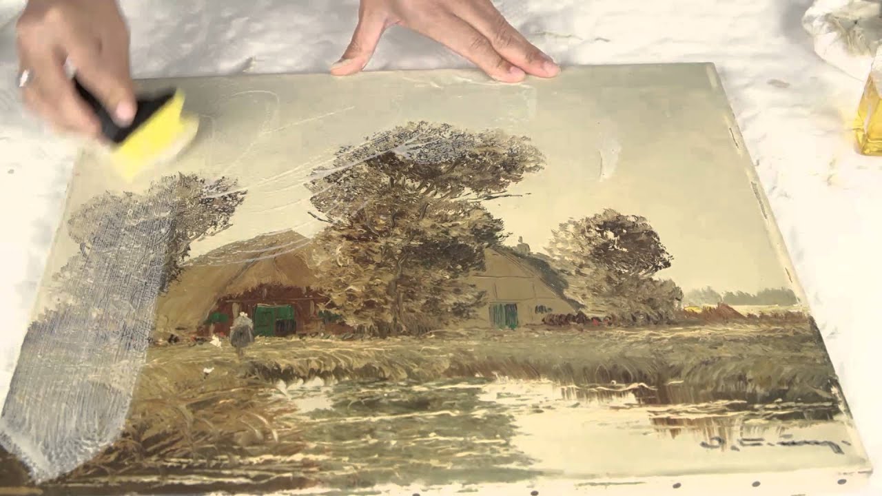 ölbilder reinigen