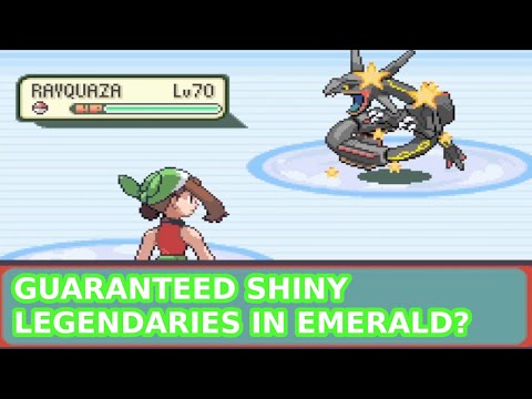 EASY SHINY LEGENDARIES IN POKEMON EMERALD(How to RNG Stationary/Gift Pokemon  in Emerald) 