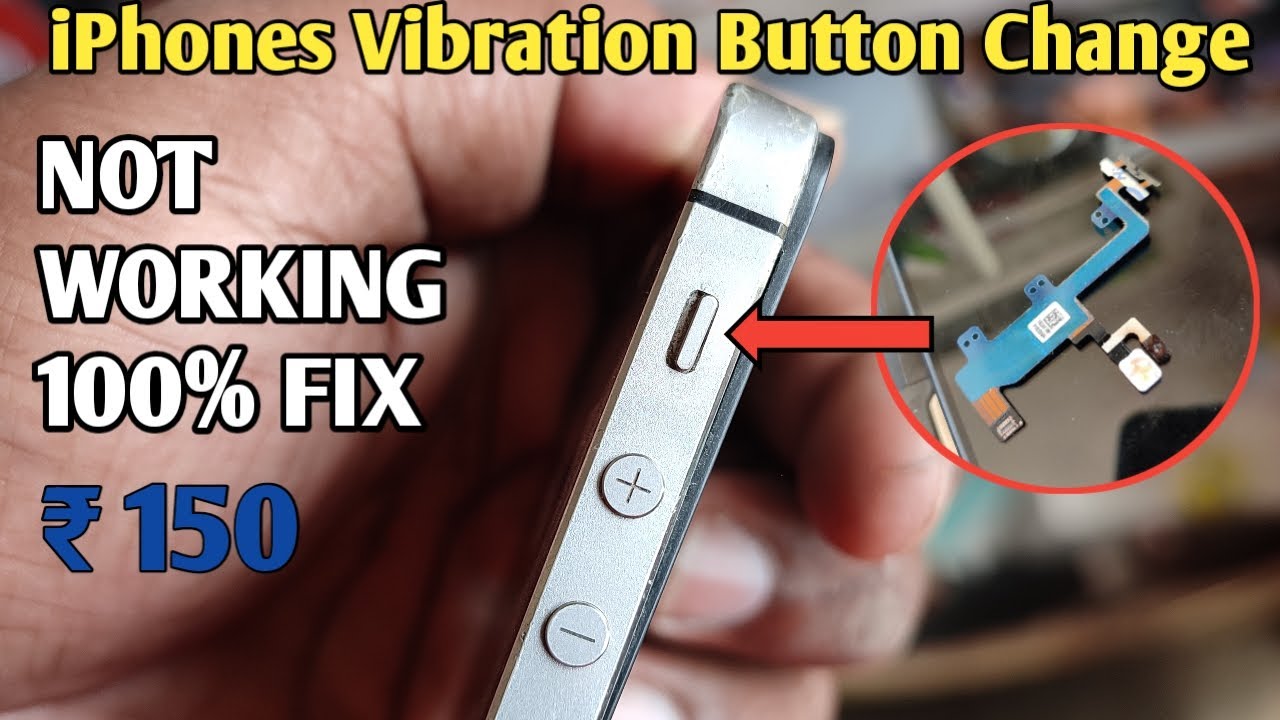 How To Change iPhones Vibration button iPhones vibration not working