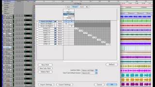 Naming inputs, outputs and busses in Pro Tools.