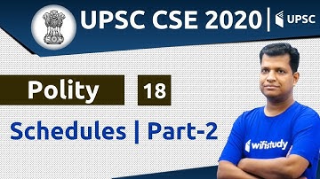 4:00 PM - UPSC CSE 2020 | Polity by Pawan Sir | Schedules (Part-2)