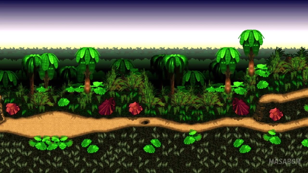 バナナジャングル スーパードンキーコング Dk Island Swing Donkey Kong Country Youtube