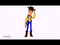 como desenhar o woody