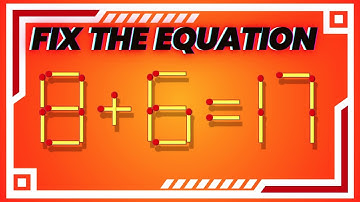 Fix the WRONG Equation by Moving JUST One Stick 😱 | Impossible Matchstick Puzzle Test