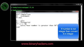 Ruby Programming Part 12 (If Statement)