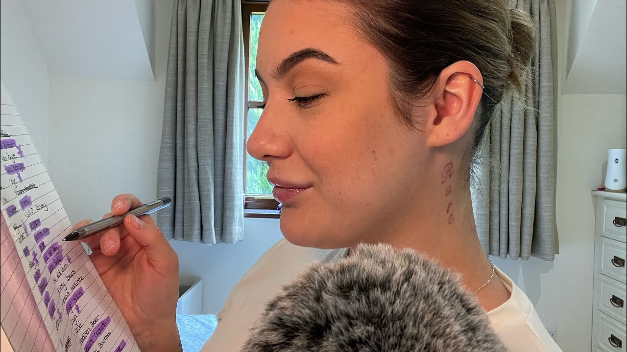 ASMR| If I guess your favourite singer you HAVE to subscribe!🎶 ❤️ (mouth sounds, Personal attention)