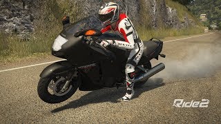 Спорт-турист Honda CBR 1100 XX Blackbird тоже могёт Ride 2 прохождение