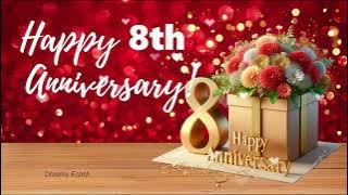 Happy 8th Wedding Anniversary Wishes | Best 8th Anniversary Wishes for Couple #anniversary #wishes