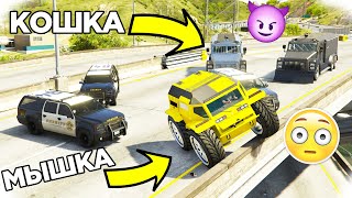 КОШКИ МЫШКИ В GTA 5 ONLINE - ЖАБА ПРОТИВ ПОЛИЦЕЙСКИХ! НАСТОЯЩИЕ ДОГОНЯЛКИ В ГТА 5 ОНЛАЙН