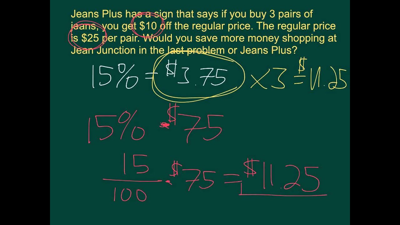 Tax Tip Discount Worksheet - YouTube