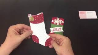 Trim Your Stocking Framelit Tutorial