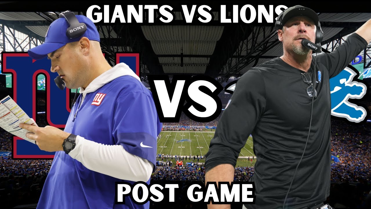 Lions Win 34-27 Over Giants - WILD ENDING