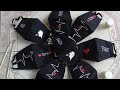 hand print face mask Design|hartbit painting design mask|kanij fatema