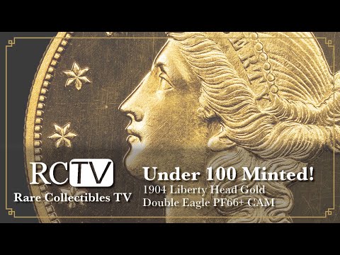 Under 100 Minted! 1904 Liberty Head Gold Double Eagle PF66+ CAM
