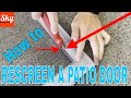 How to rescreen a door or window  (Easy DIY)