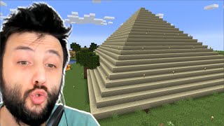 YENİ PİRAMİT EVİM ABARTTIM!! (8 saat sürdü) MİNECRAFT 7.Bölüm