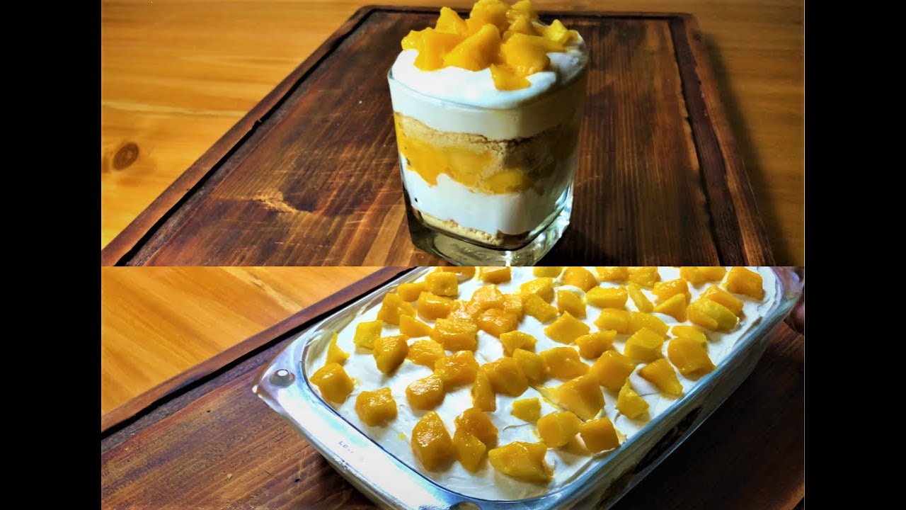 Two Ways Mango Dessert | Mango Tiramisu | Mango Float | No Egg | No Cheese | The Food Ninja