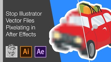 Stop Illustrator Vector Files Pixelating in After Effects (Continuously Rasterize)