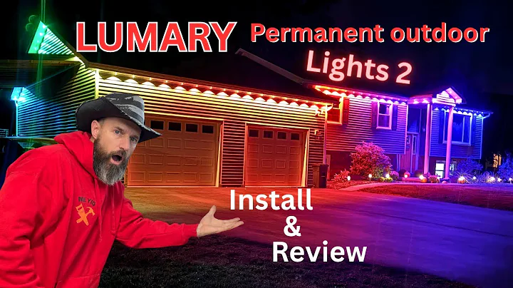 Make Your House Look Amazing! Lumary Permanent Outdoor Lights 2 Installation