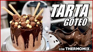 Chocolate dripping cake (Tarta de goteo) - Cookidoo® – resmi Thermomix®  tarif platformu