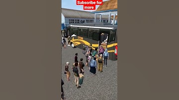 #shorts | Tourista Minibus Mod bussid | passengers are sitting in bus | Android game | 3D game | bus