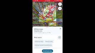 Downloading Swisstopo maps offline screenshot 4