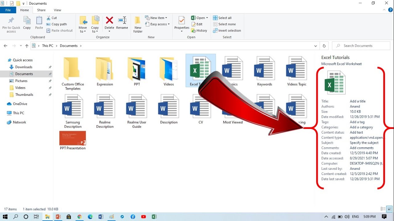 How To Enable Details Pane In File Explorer YouTube