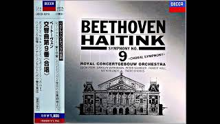 Beethoven Symphony No. 9 - Haitink Royal Concertgebouw Orchestra