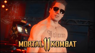SHIRTLESS JOHNNY DISTRACTS ALL - Mortal Kombat 11 Johnny Cage Gameplay