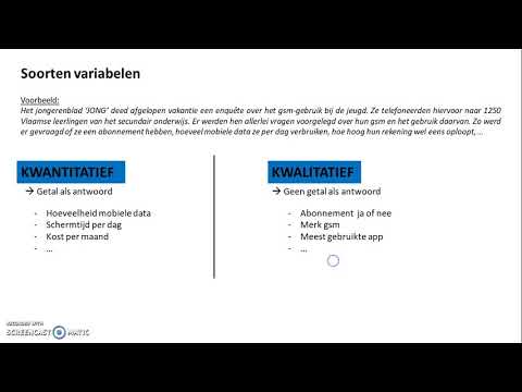 STATISTIEK LES 1: