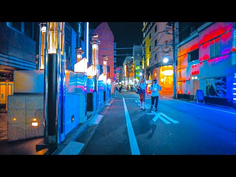【4K】Night Walk in Kabukicho (歌舞伎町のラブホ街/歓楽街をウロウロ)