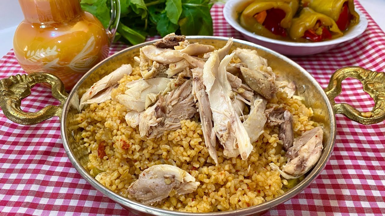 ????BU YEMEK KURTARICI TARİFİNİZ OLACAK ???????? TAVUK SUYUNA BULGUR PİLAVI TAVUKLU – Çiçekintarifleri